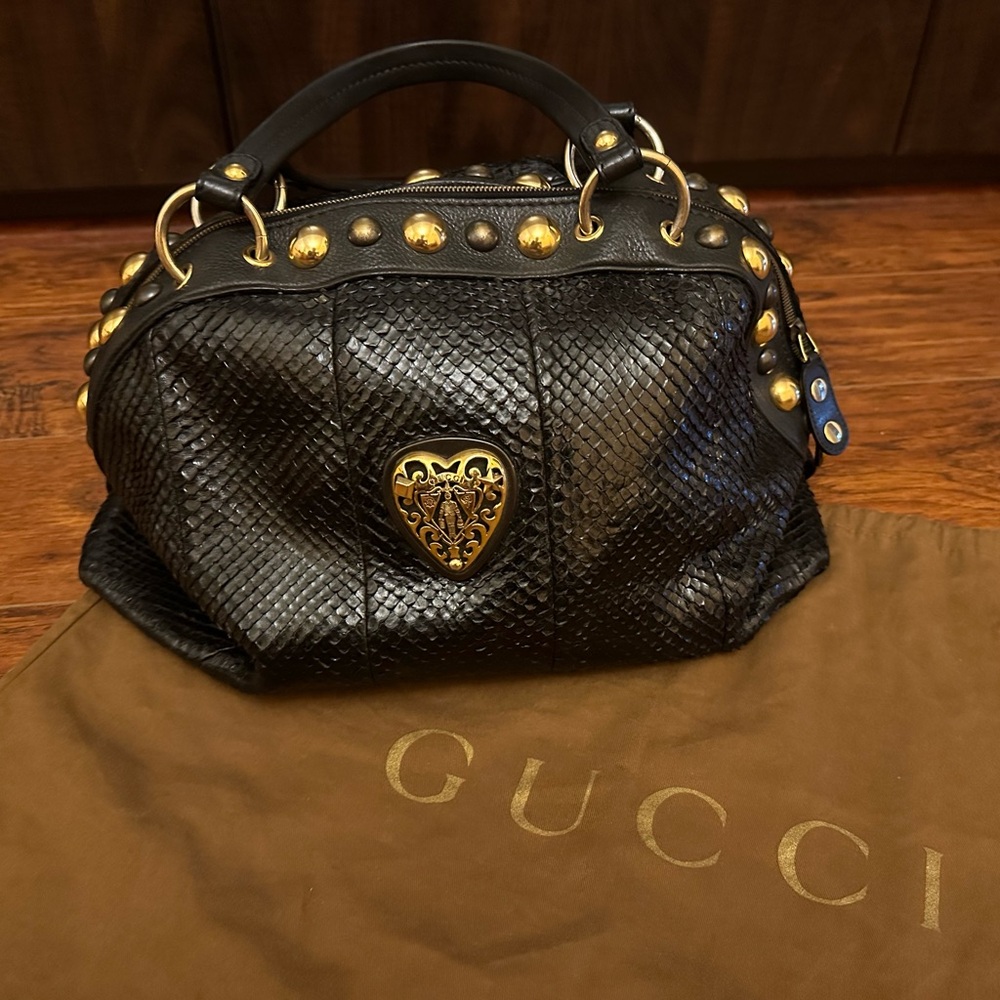 GUCCI Limited Edition Exotic Python Purse - Picture 9 of 12